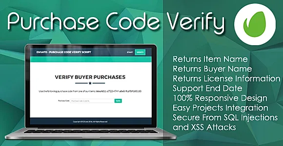 Envato - Purchase Code Verify PHP Script
