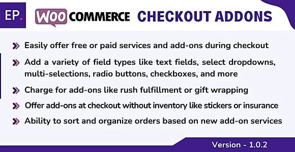 EP WooCommerce Advanced Checkout Addons WordPress Plugin