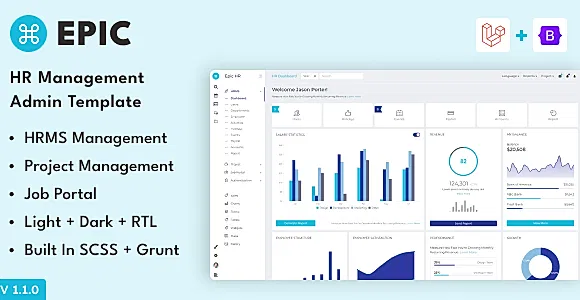 Epic Laravel - HR Management Admin Template
