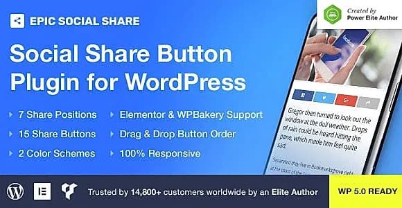Epic Social Share WordPress Plugin