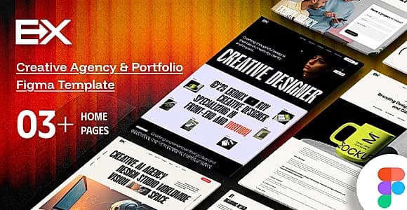 Eronix - Creative Agency and Portfolio Figma Template