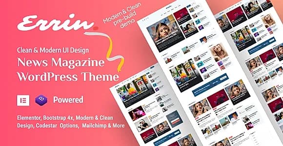 Errin WordPress Theme