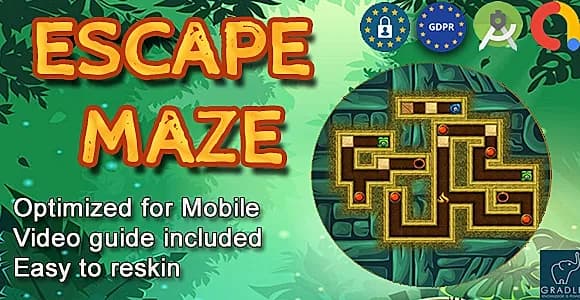 Escape Maze (Admob + GDPR + Android Studio)