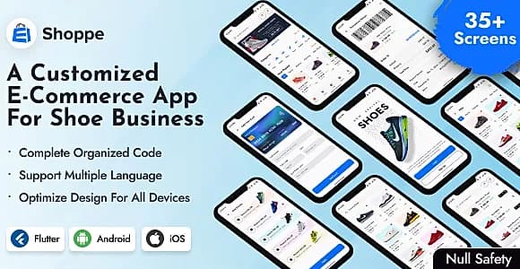 Eshoppe - Mobile app for Online Shoes Store | E-commerce | Footwear