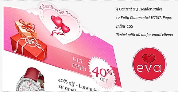 Eva Clean HTML Email Template