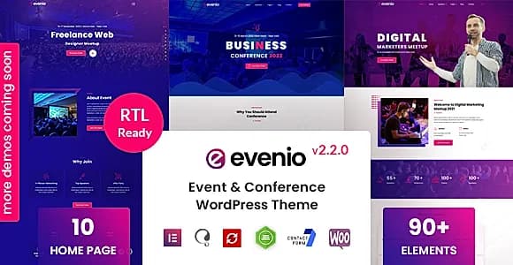 Evenio WordPress Theme