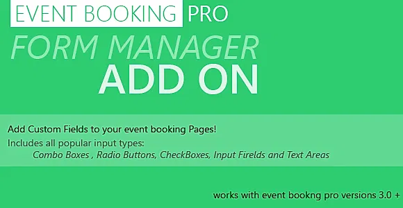 Event Booking Pro Forms WordPress Plugin