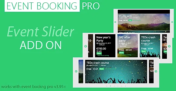 Event Booking Pro : Slider Addon WordPress Plugin