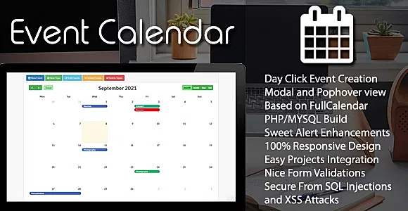 Event Calendar - PHP/MYSQL Plugin