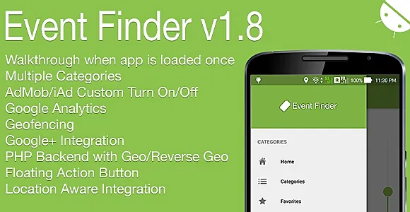 Event Finder Full Android Application v1.8