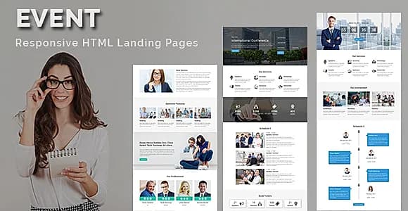EVENT - Multipurpose Responsive HTML Landing Page