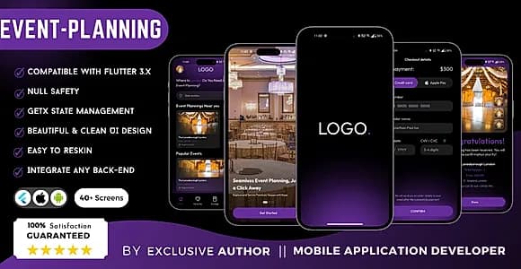 Event Planning App | Event Management App | Flutter UI Kit