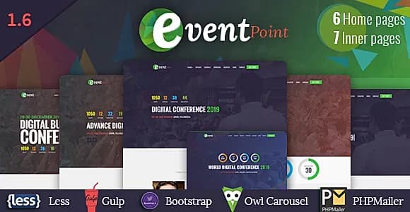 Event Point - Event, Conference & Meetup HTML5 Template