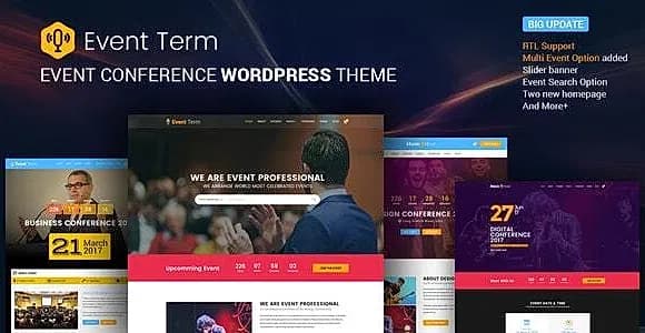 Event Term WordPress Theme