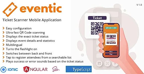 Eventic - Ticket Scanner Mobile Application