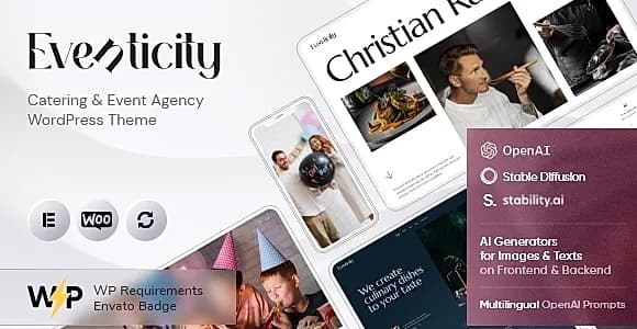 Eventicity WordPress Theme