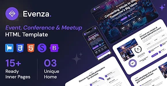 Evenza - Event & Conference HTML Template