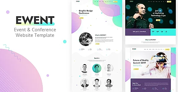 Ewent - Event & Conference Website Template
