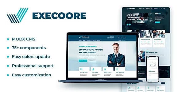 Execoore - Technology And Business MODX Theme