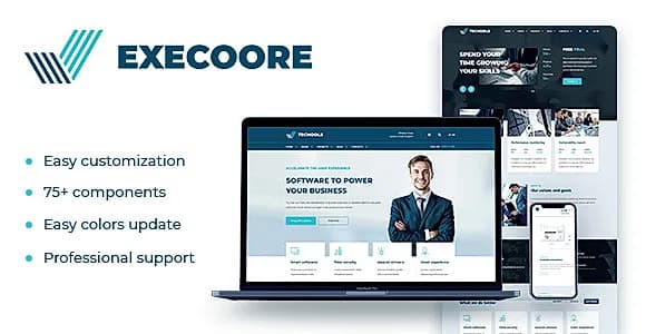 Execoore - Technology And Fintech Template