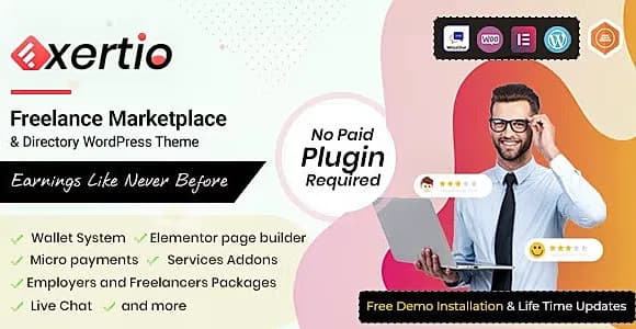 Exertio WordPress Theme