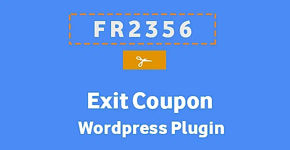 Exit Coupon WordPress Plugin