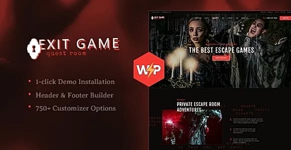 Exit Game WordPress Theme
