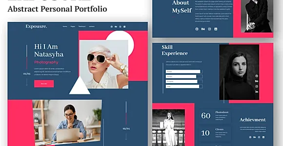 Exposure - Personal Portfolio Elementor Template Kit