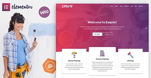 Exqute WordPress Theme