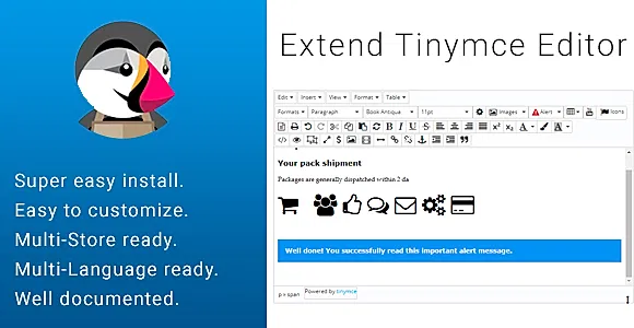 Extend Tinymce Form Text Editor