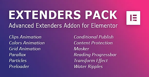 Extenders Pack: Advanced Extenders Addon for Elementor WordPress Plugin
