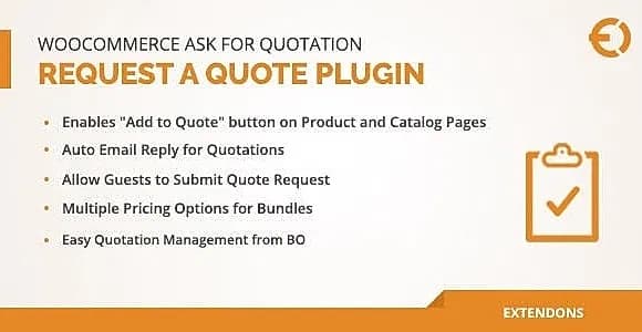 Extendons - WooCommerce Add To Quote WordPress Plugin
