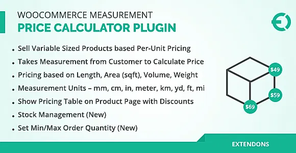 Extendons Woocommerce Measurement Price Calculator WordPress Plugin