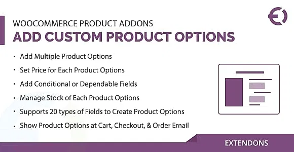 Extendons: WooCommerce Product Add-ons - Custom Product Options Plugin WordPress Plugin