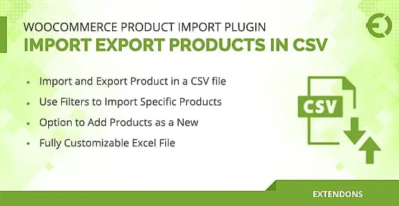 Extendons: WooCommerce Product import Export WordPress Plugin