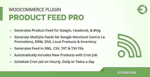 Extendons - WooCommerce Product Feed WordPress Plugin