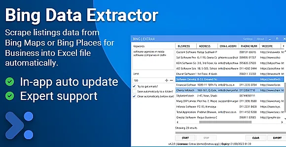 Extrax - Bing Data Extractor