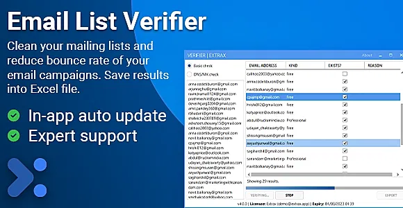 Extrax - Email List Verifier