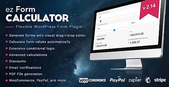 ez Form Calculator Premium WordPress Plugin