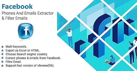 Facebook Scrapping Phones and Emails Extractor Pro