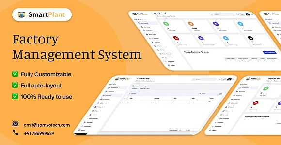 Factory Management System | Manufacturing ERP System | Factory Automation Software
