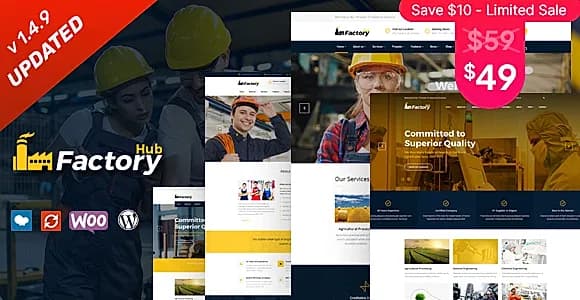 FactoryHub WordPress Theme