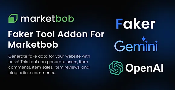 Faker Tool With AI Addon for Marketbob