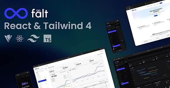 Falt - React Tailwind Admin Template [React TS]