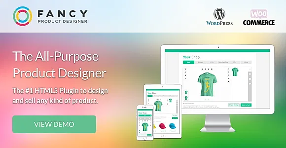 Fancy Product Designer WordPress Plugin