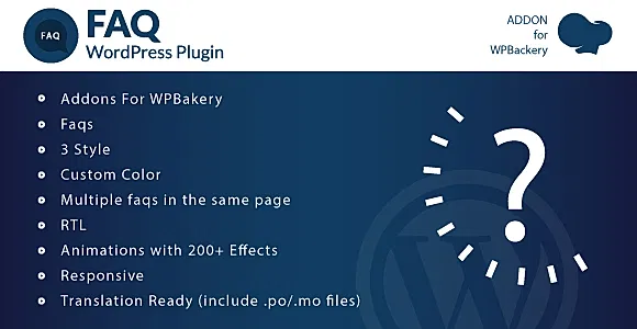 Faq for WPBakery WordPress Plugin