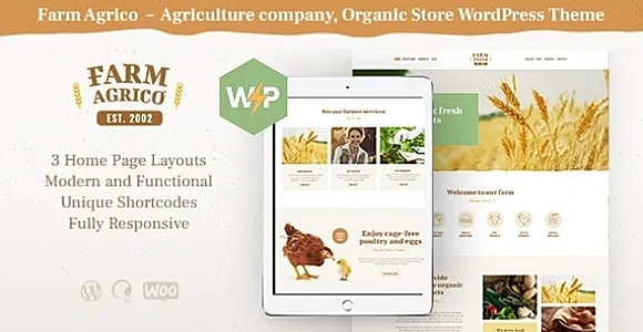 FarmAgrico WordPress Theme