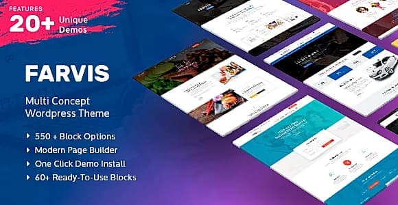 Farvis WordPress Theme