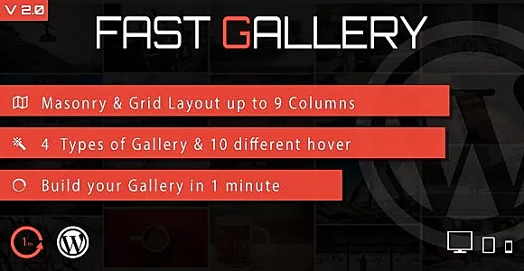 Fast Gallery - Premium Wordpress Plugin WordPress Plugin