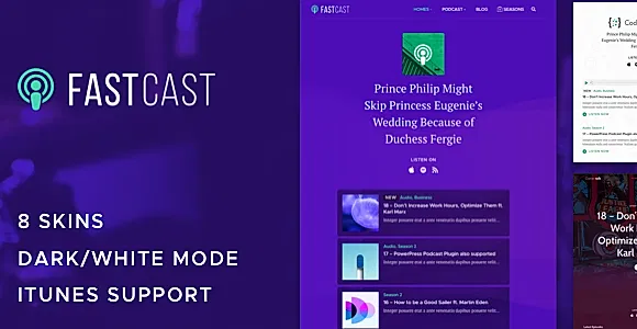 Fastcast WordPress Theme